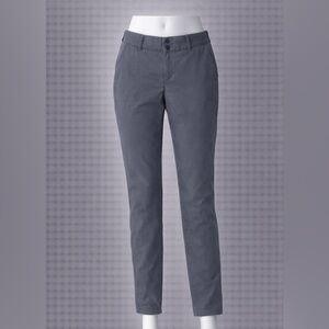 Calvin Klein Gray Cotton-Blend Pants